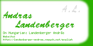 andras landenberger business card